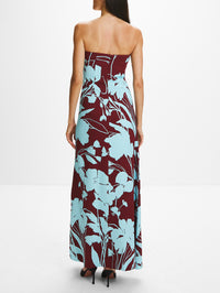 Benita Dress,CARA CARA,BOTANIC MAROON,Image 4