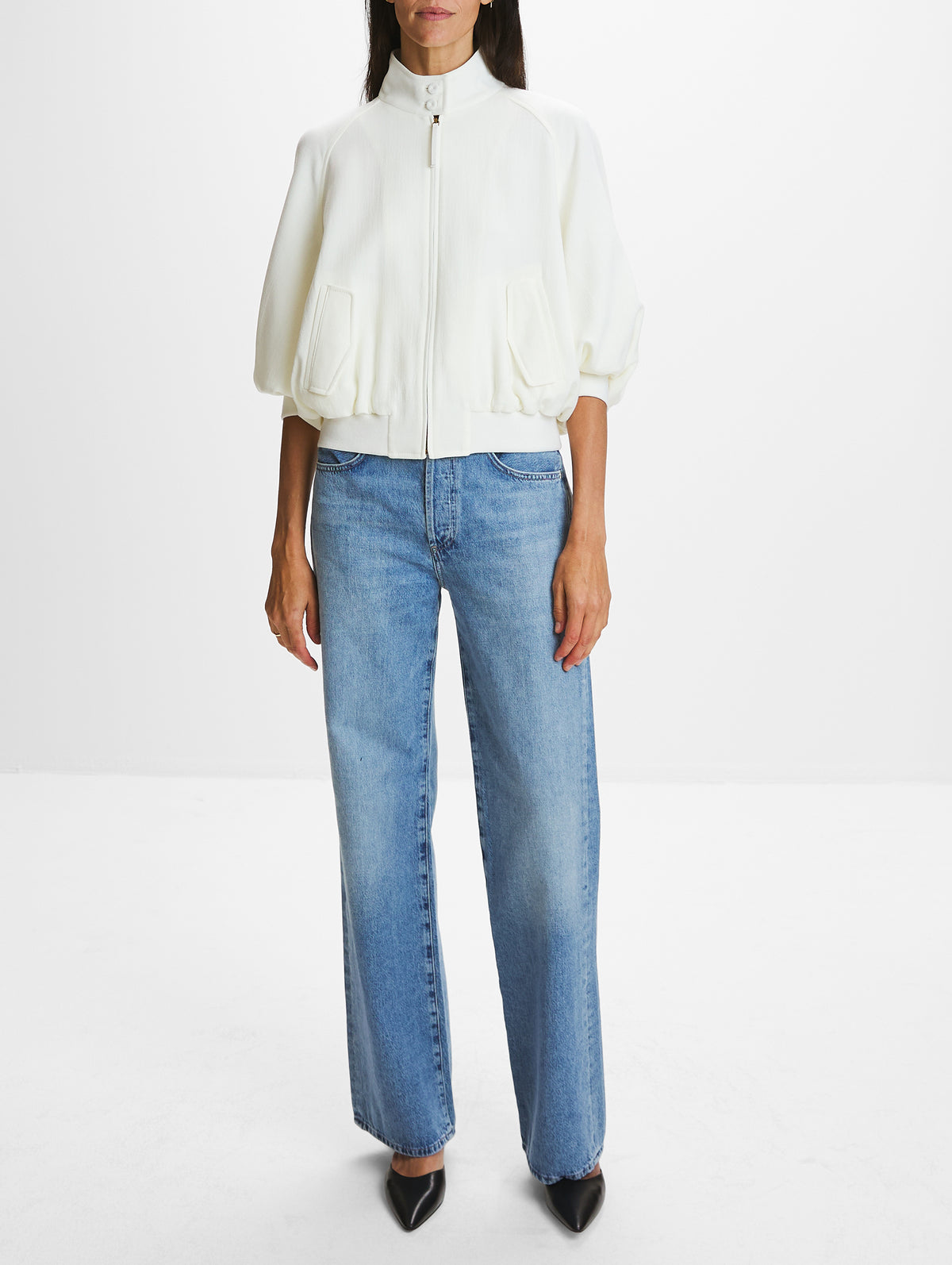 Aluin Jacket,GABRIELA HEARST,IVORY,Image 2