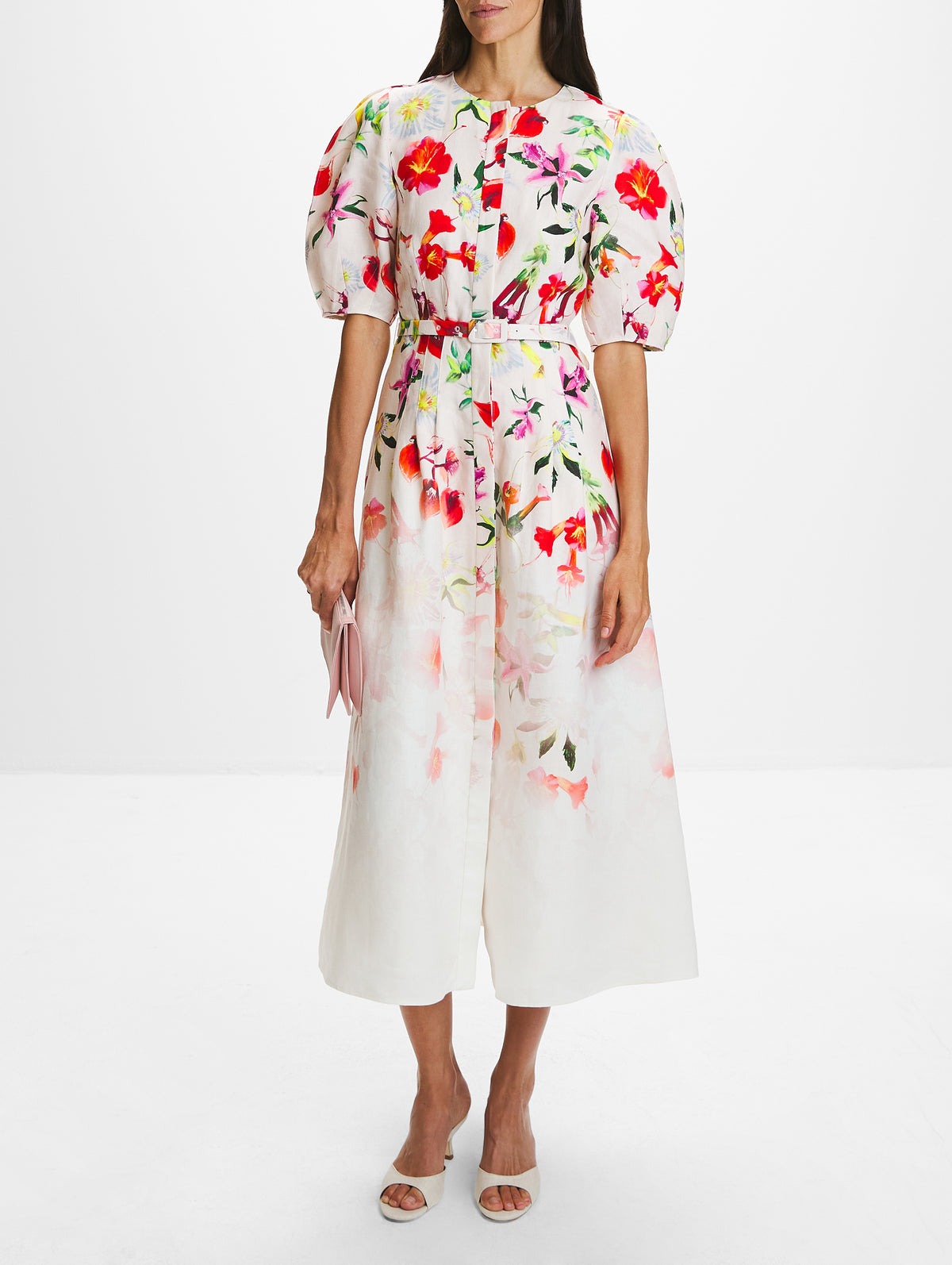 Ignis Dress,GABRIELA HEARST,NUDE MULTI,Image 2