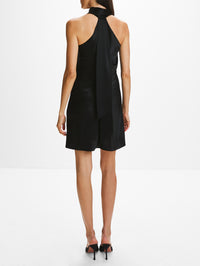 Pandora Mini Dress,GALVAN,BLACK,Image 4