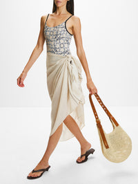 Punch Hole Hobo Bag,LOEWE,NATURAL/TAN,Image 2