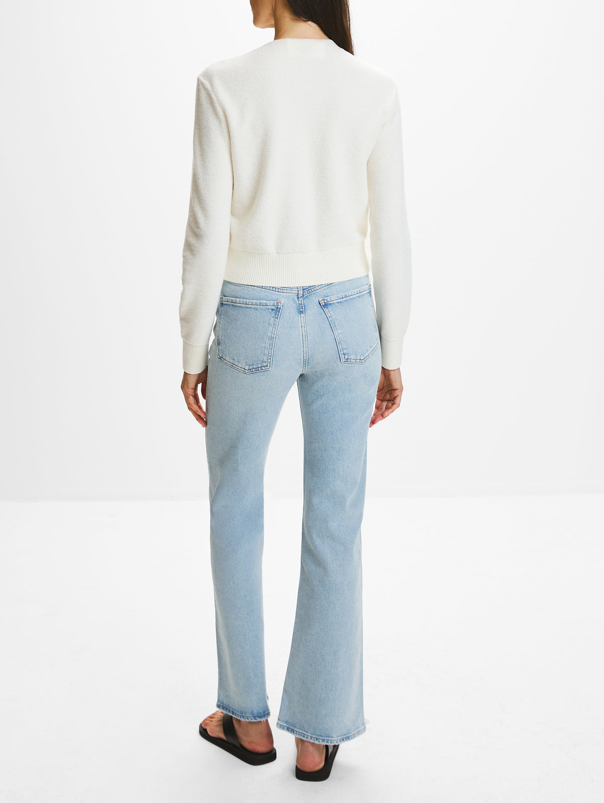 Crewneck Sweater,LOEWE,ECRU,Image 3