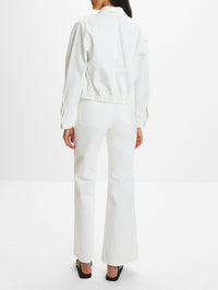 Najac Denim Jacket,NILI LOTAN,CREAM,Image 3