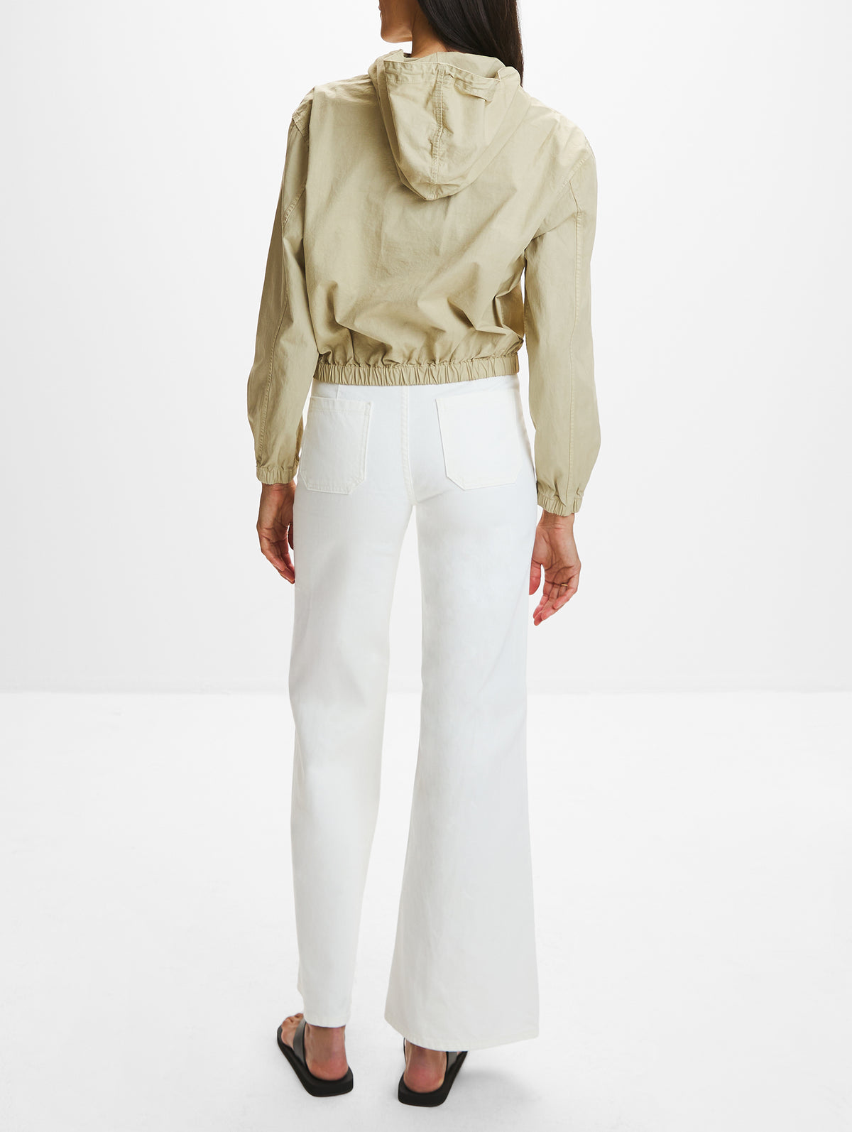 Clyde Hooded Windbreaker Jacket,NILI LOTAN,SOLSTICE,Image 3