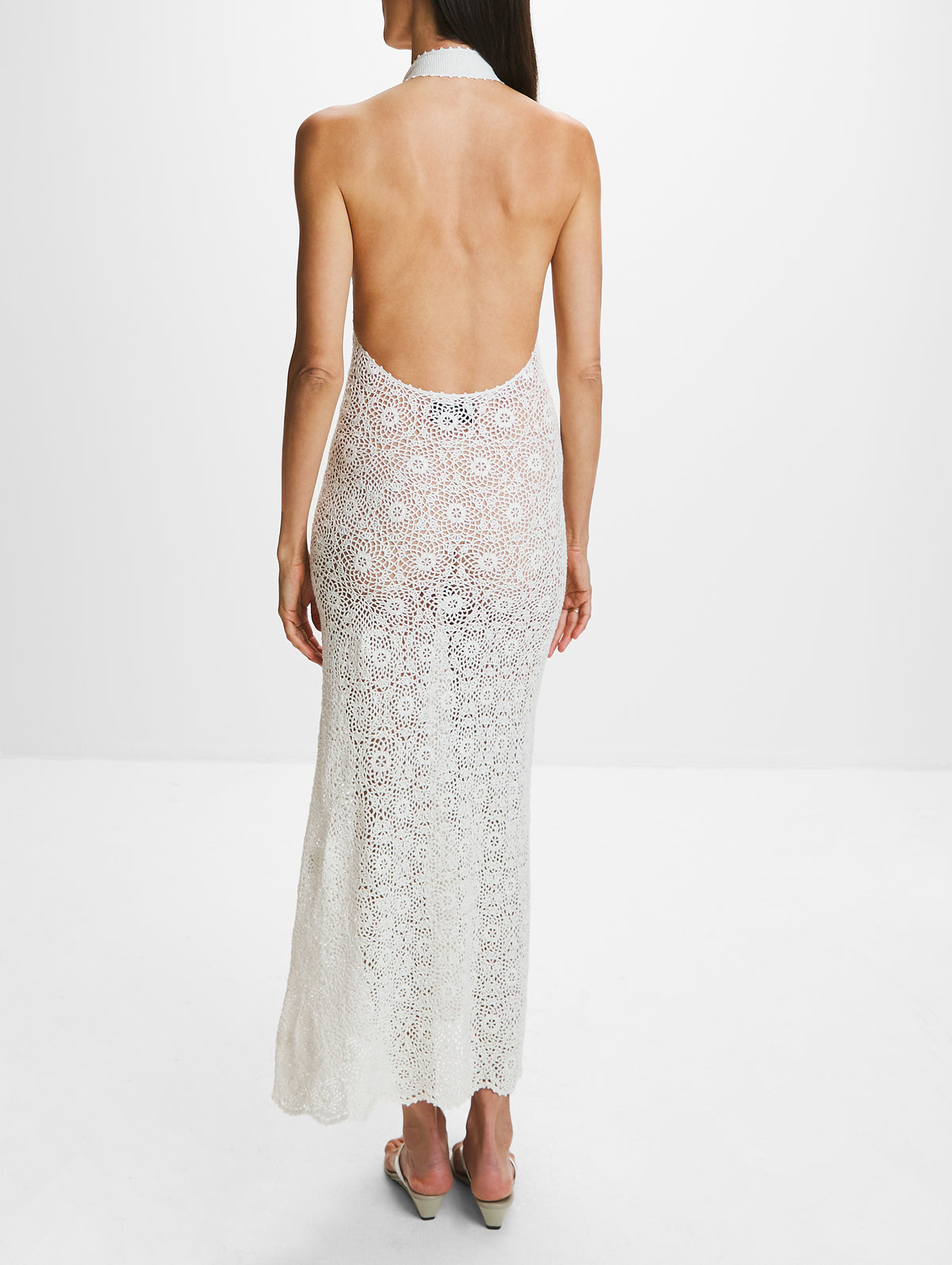 Eddie Knit Halter Dress | NILI LOTAN