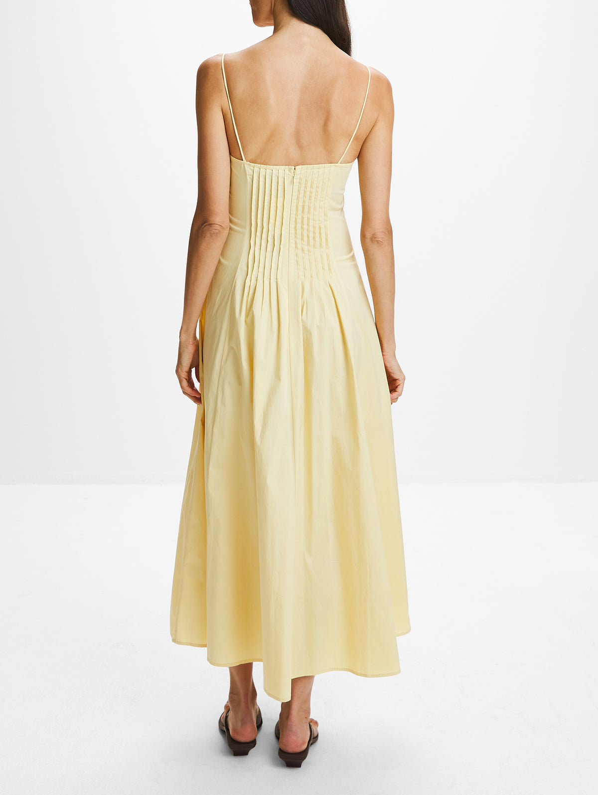 Margi Dress,STAUD,BUTTER,Image 4