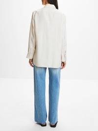 Sisilia Shirt,THE ROW,PORCELAIN,Image 3