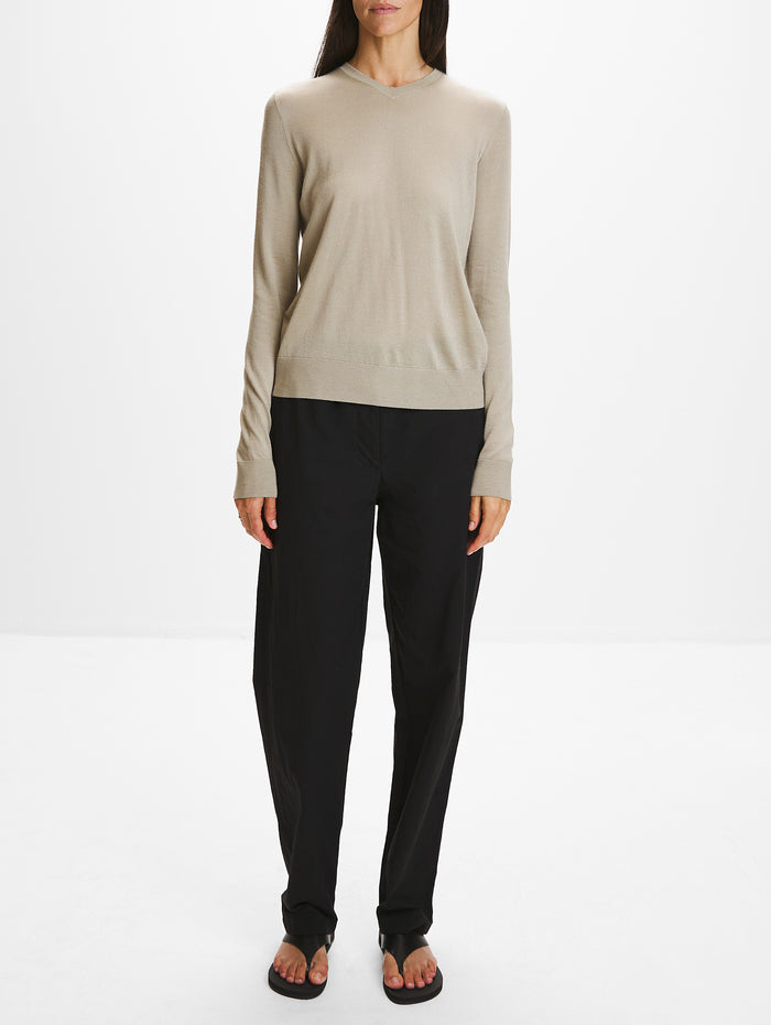 Ondre Top,THE ROW,TAUPE,Image 1