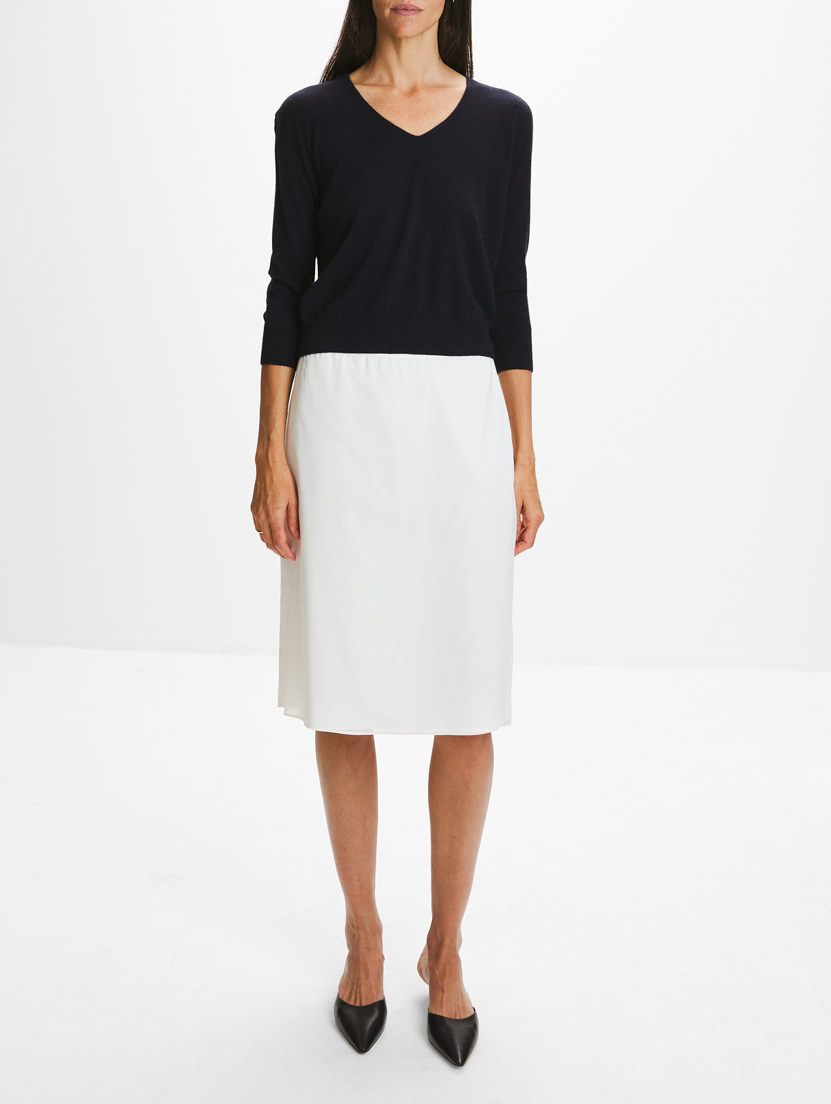 Ivera Skirt,THE ROW,WHITE,Image 2