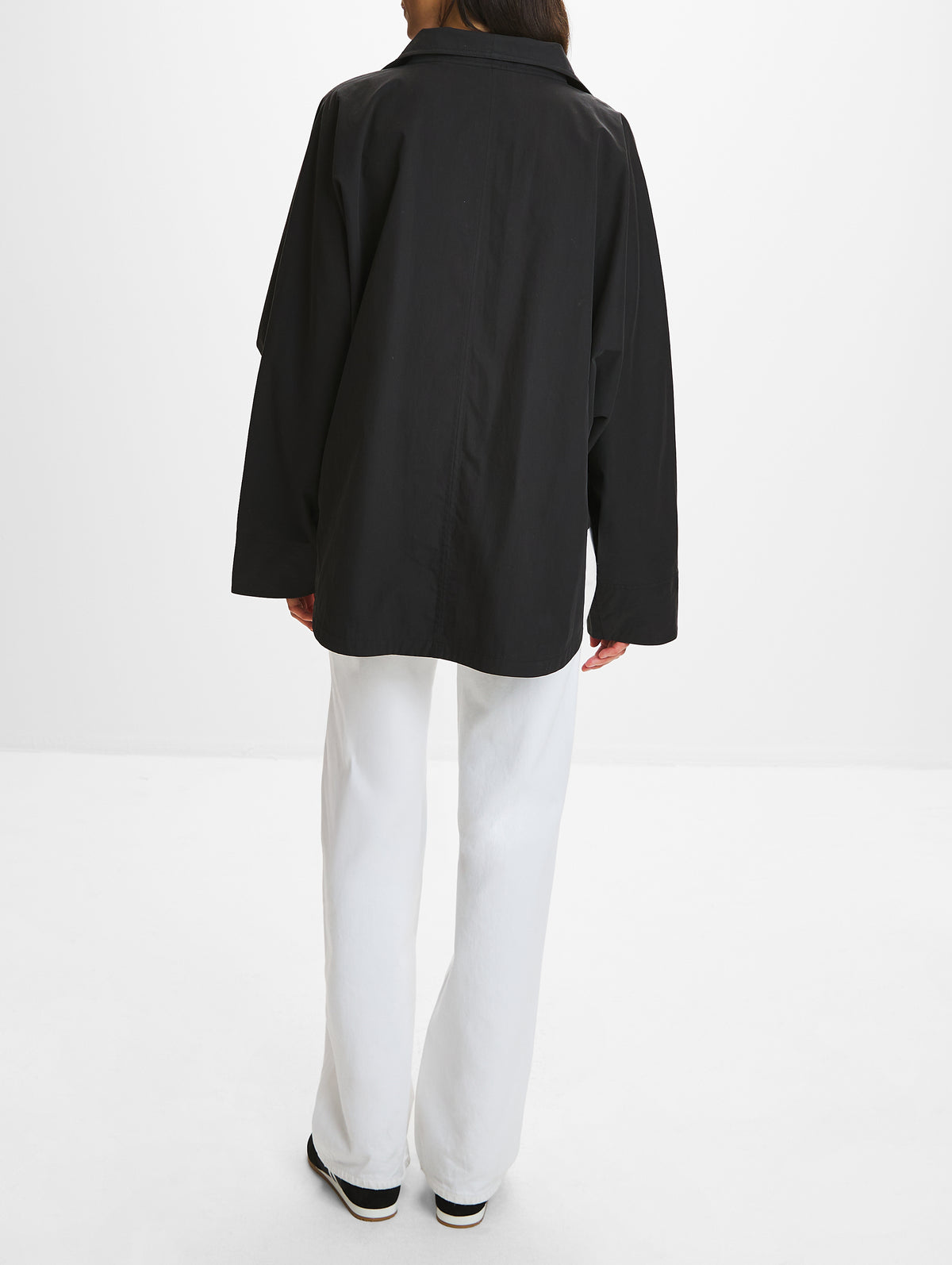 Summer Parachute Jacket,TOTÉME,BLACK,Image 3