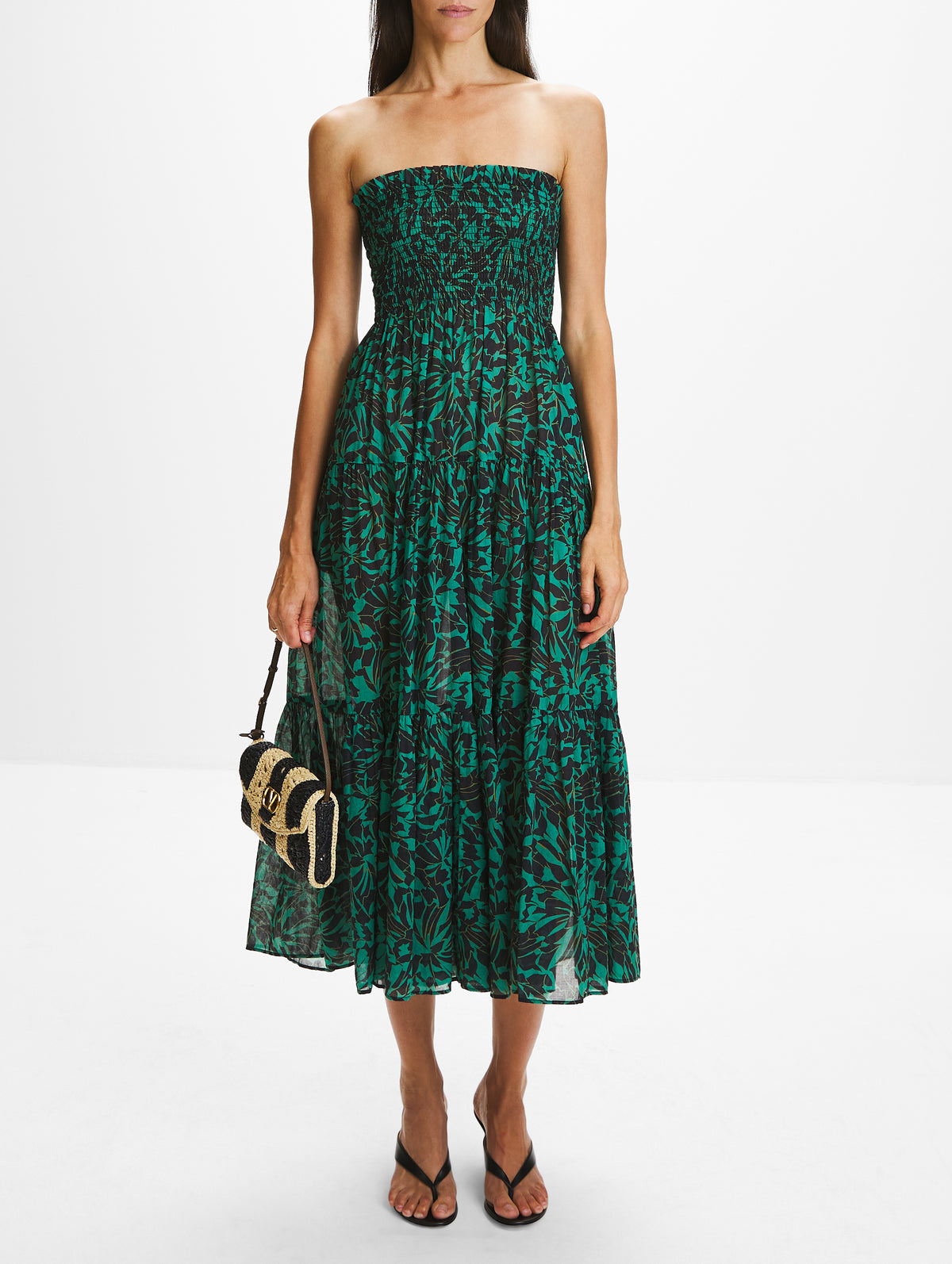 Lucca Dress,ULLA JOHNSON,NEPTUNE,Image 2