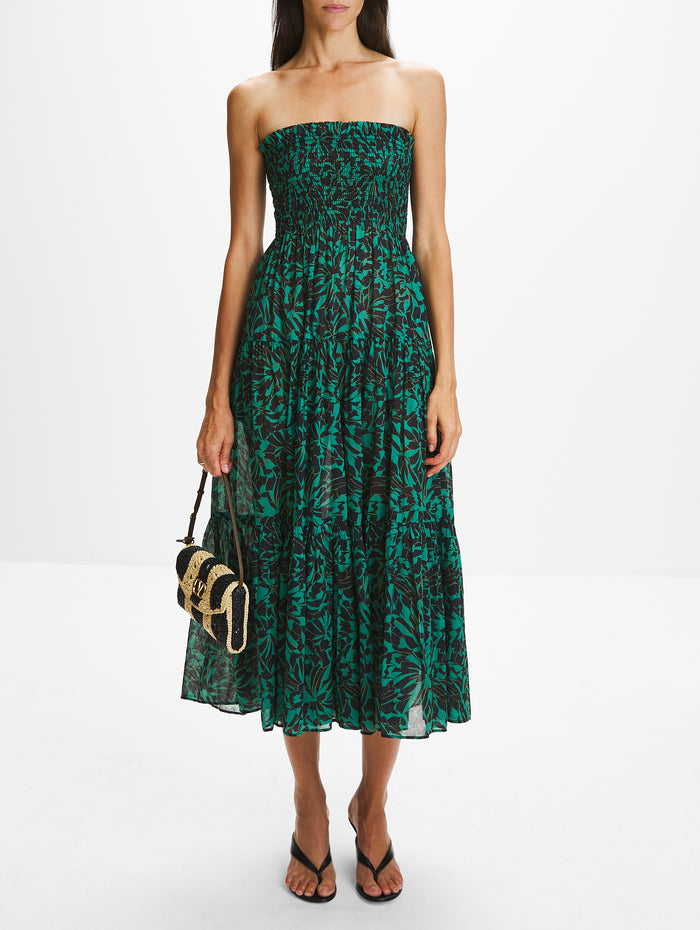 Lucca Dress,ULLA JOHNSON,NEPTUNE,Image 1