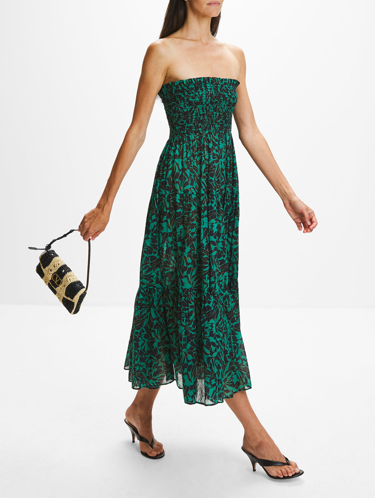 Lucca Dress,ULLA JOHNSON,NEPTUNE,Image 3