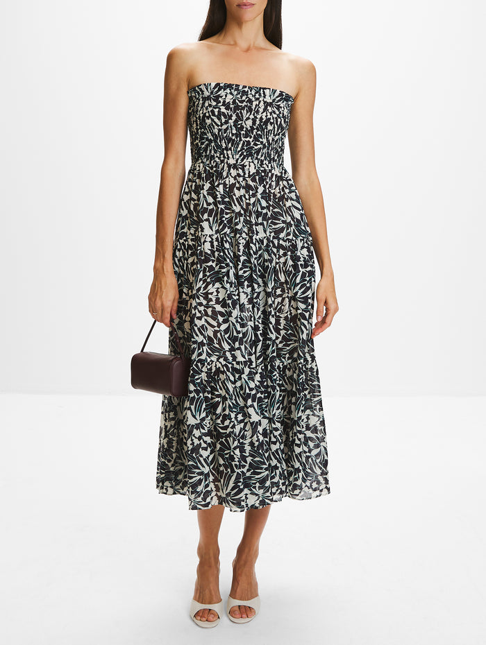 Lucca Coverup Dress,ULLA JOHNSON,MERCURY,Image 1