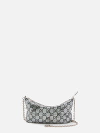 Evening Shoulder Bag,GUCCI,SILVER/BLACK,Image 1