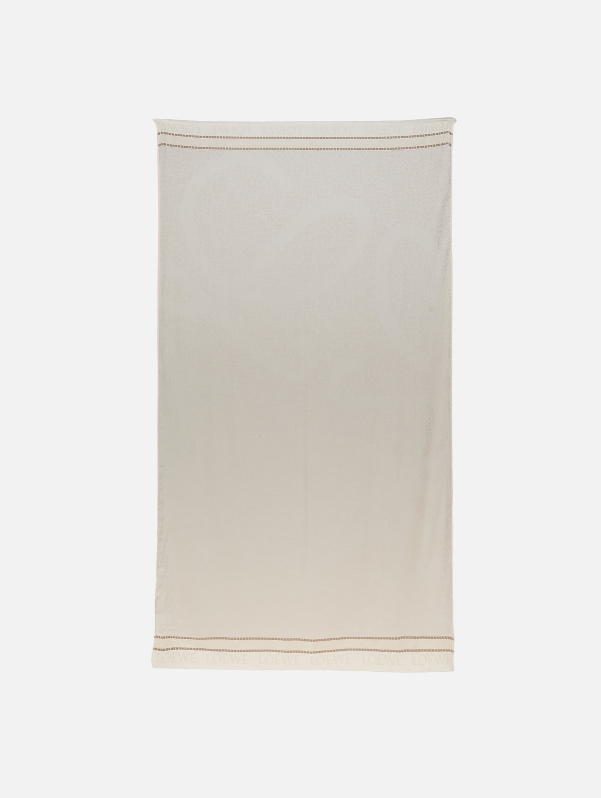 Pareo Scarf,LOEWE,LIGHT BEIGE,Image 1