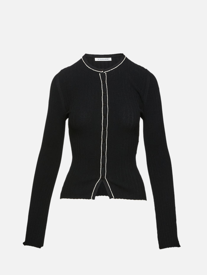 Benny Cardigan,BY MALENE BIRGER,BLACK,Image 1
