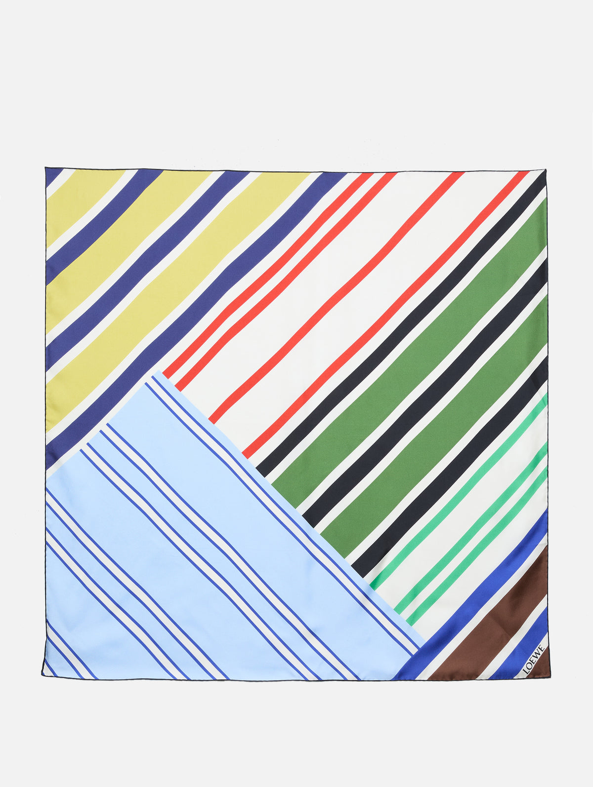Stripe Scarf,LOEWE,MULTI,Image 1