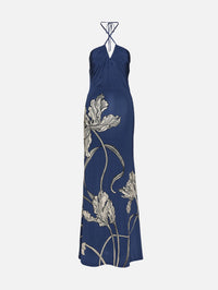 Amani Dress,ANDRES OTALORA,BLUE FLORALS,Image 1