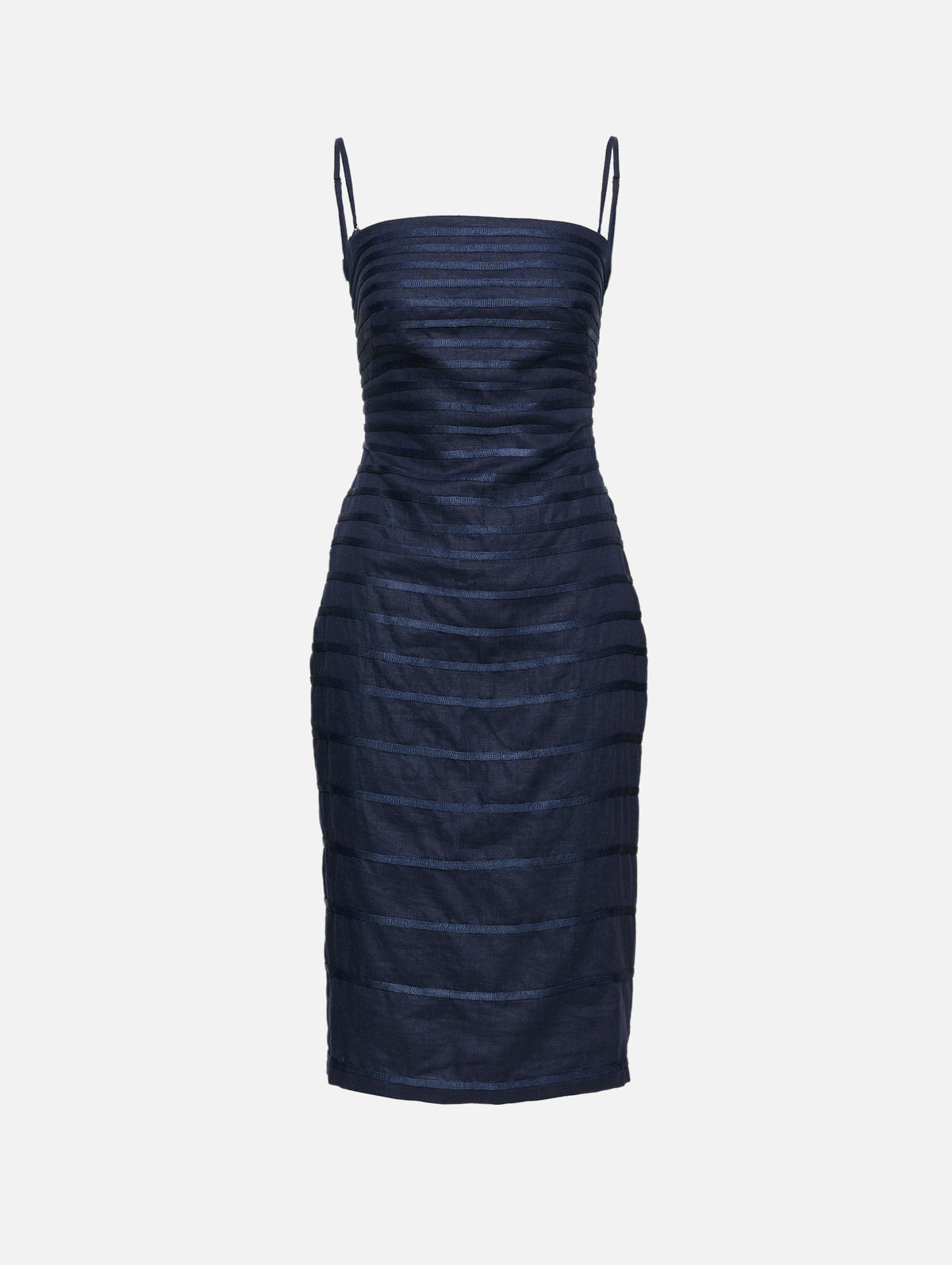 Eterna Brisa Dress,ANDRES OTALORA,NAVY,Image 1