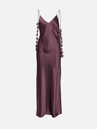 Pascale Dress,BY MALENE BIRGER,AUBERGINE,Image 1