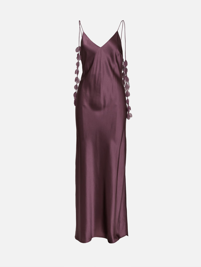 Pascale Dress,BY MALENE BIRGER,AUBERGINE,Image 1