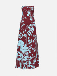 Benita Dress,CARA CARA,BOTANIC MAROON,Image 1