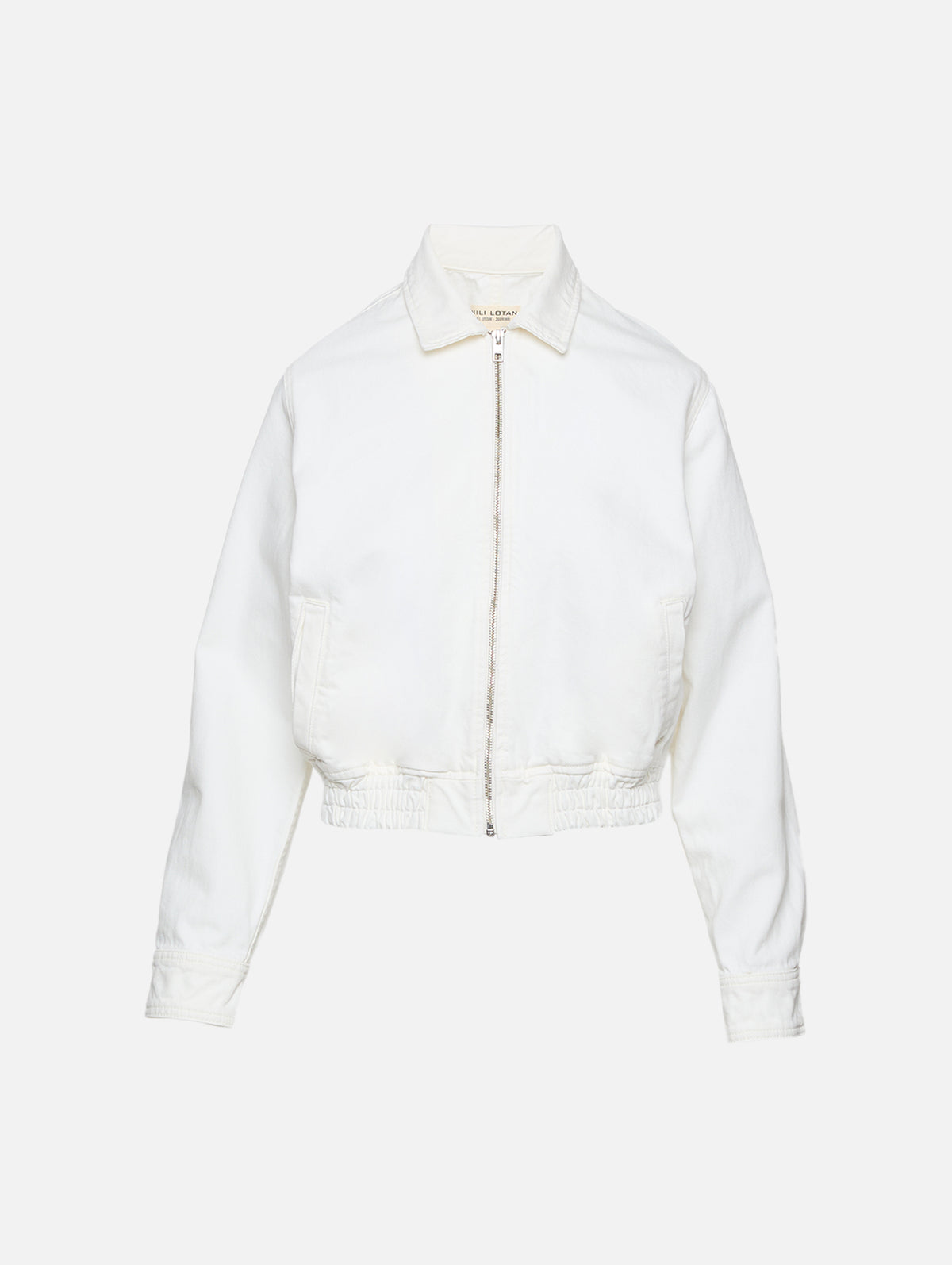 Najac Denim Jacket,NILI LOTAN,CREAM,Image 1