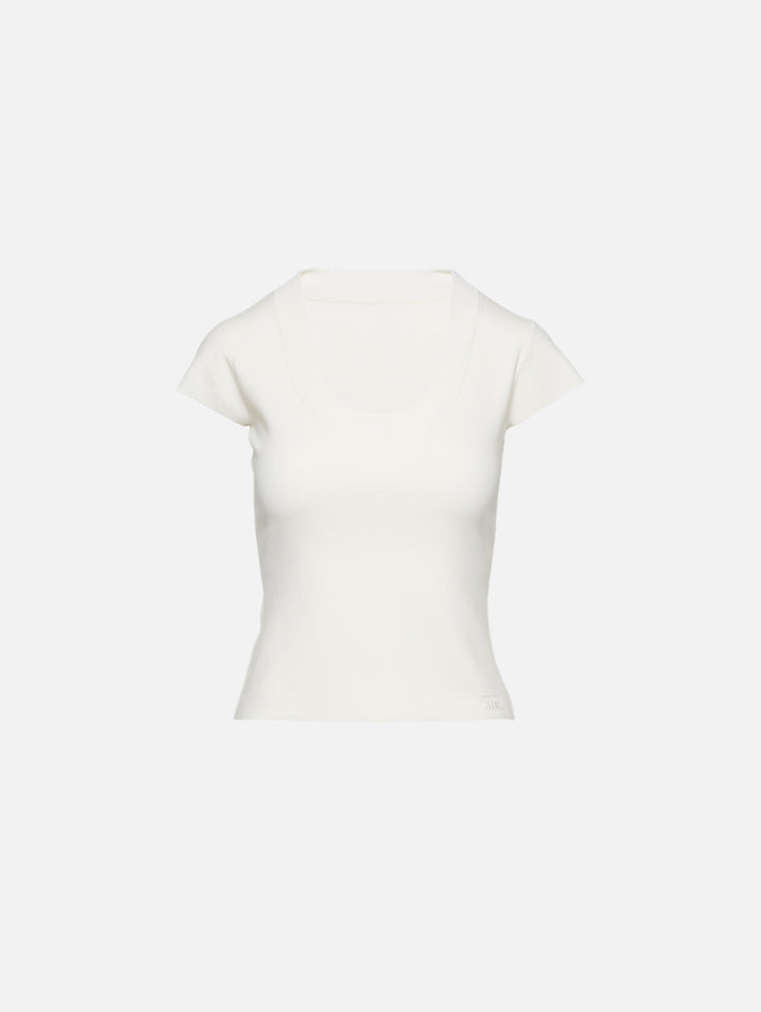 Mikkel Scoop Tank Top,SIR.,IVORY,Image 1