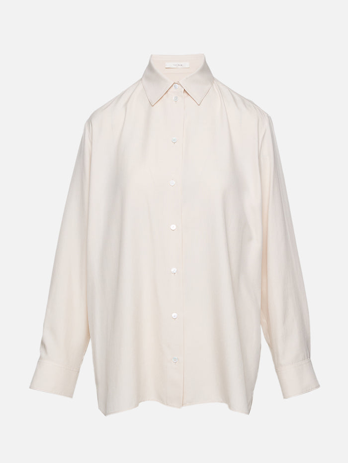 Sisilia Shirt,THE ROW,PORCELAIN,Image 1