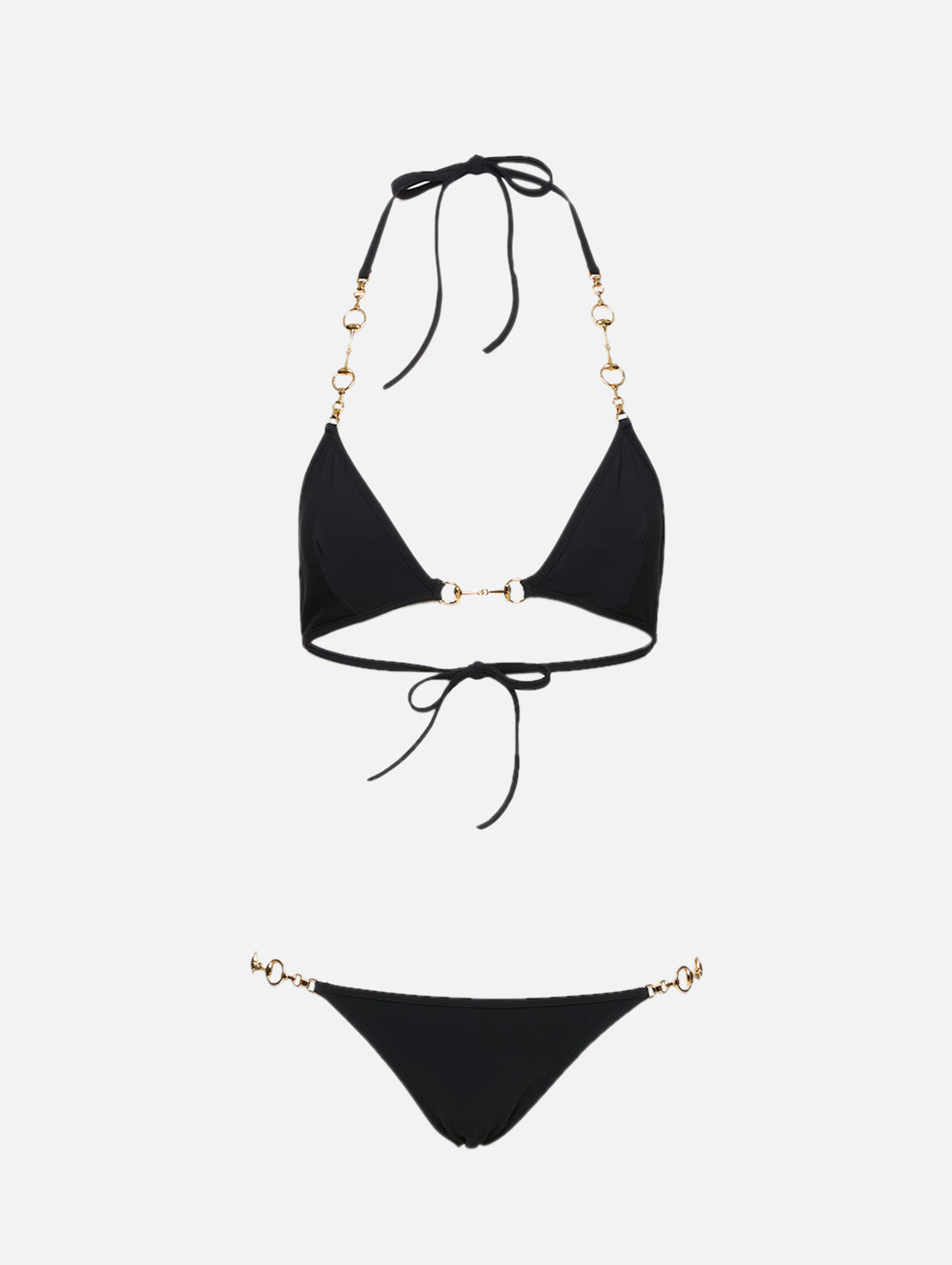 Solid Bikini,GUCCI,BLACK,Image 1