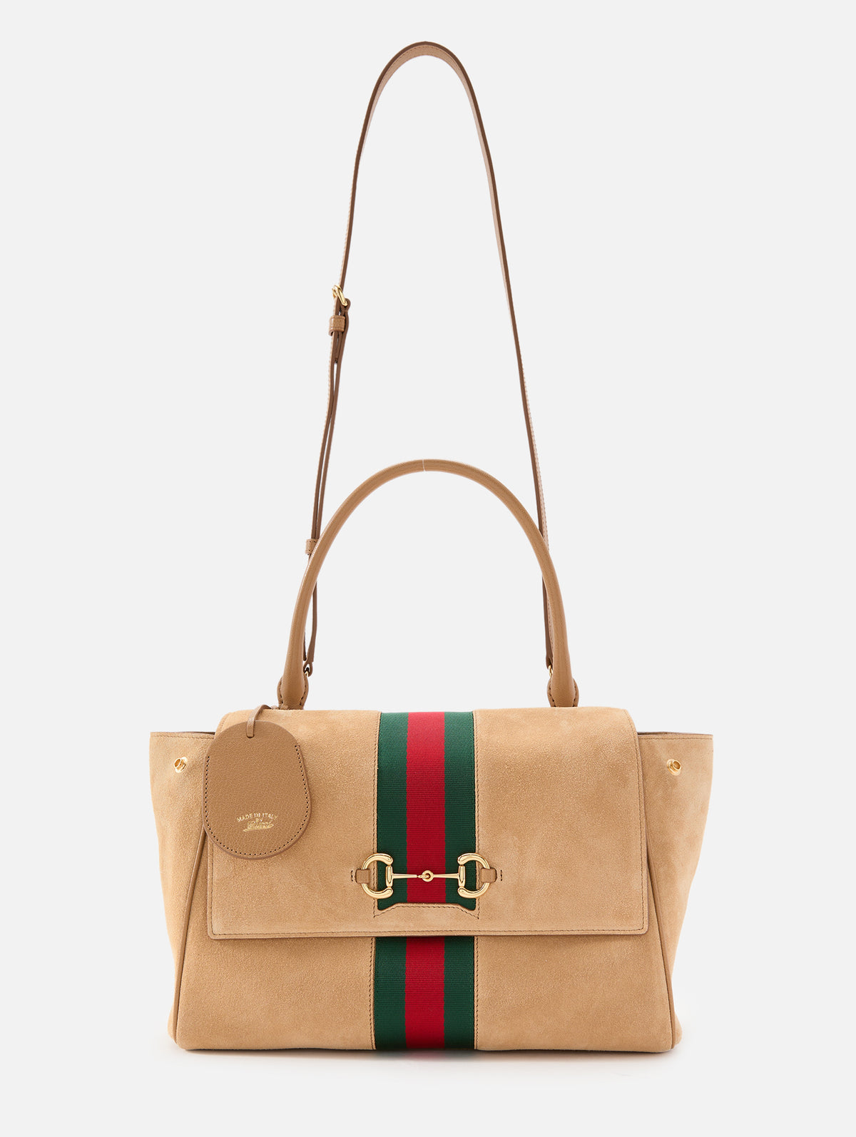 Horsebit Top Handle Bag,GUCCI,SAND DUNE,Image 3
