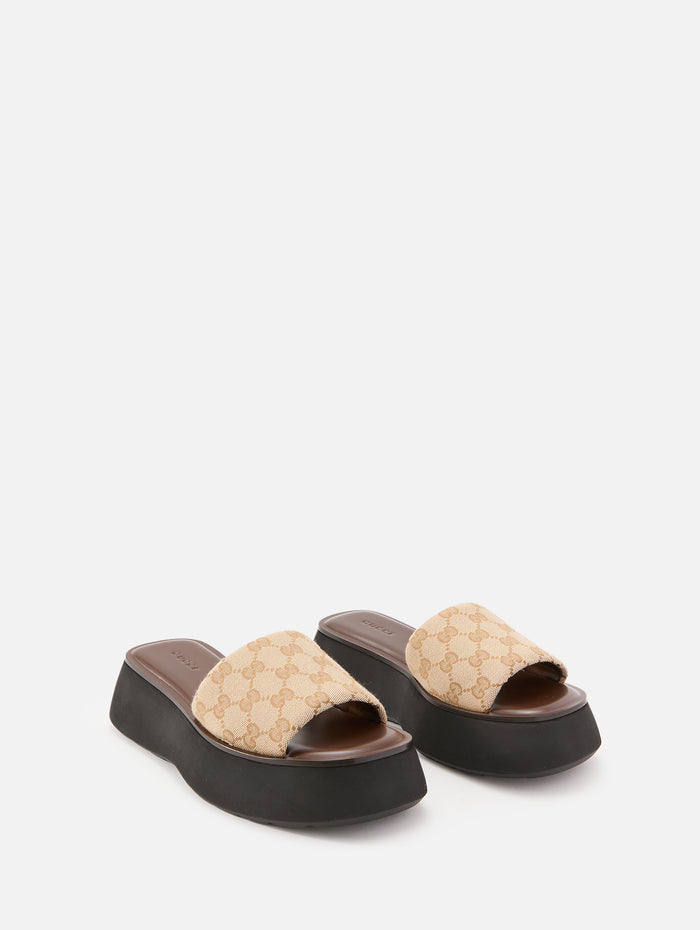 North Platform Slide,GUCCI,VINTAGE SAND,Image 1