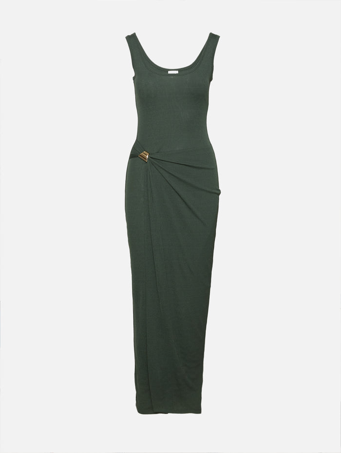 Nenet Dress,NANUSHKA,MIDNIGHT GREEN,Image 1