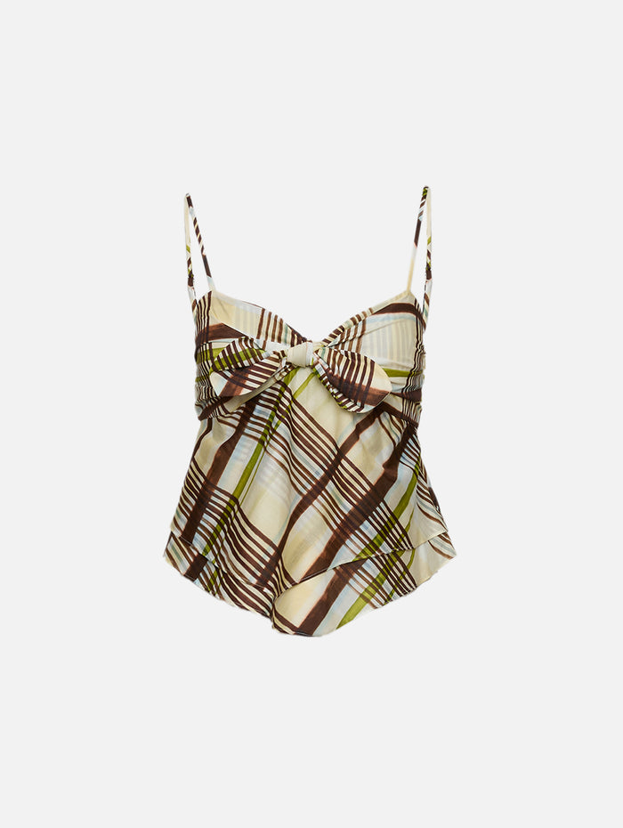 Hailey Top,A.L.C.,BUTTER/GANACHE,Image 1