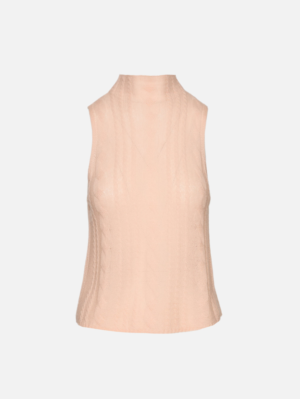 Salvia Cable Turtleneck Top,SABLYN,SHERBET,Image 2