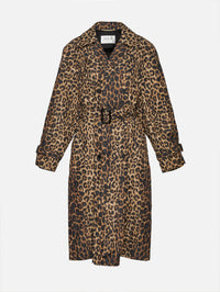 Leopard Double Breasted Coat,SAINT LAURENT,LEOPARD,Image 2