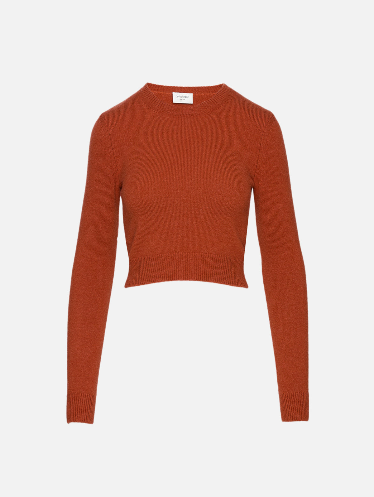 Cashmere Top,SAINT LAURENT,TERRE DE SIENNE,Image 2