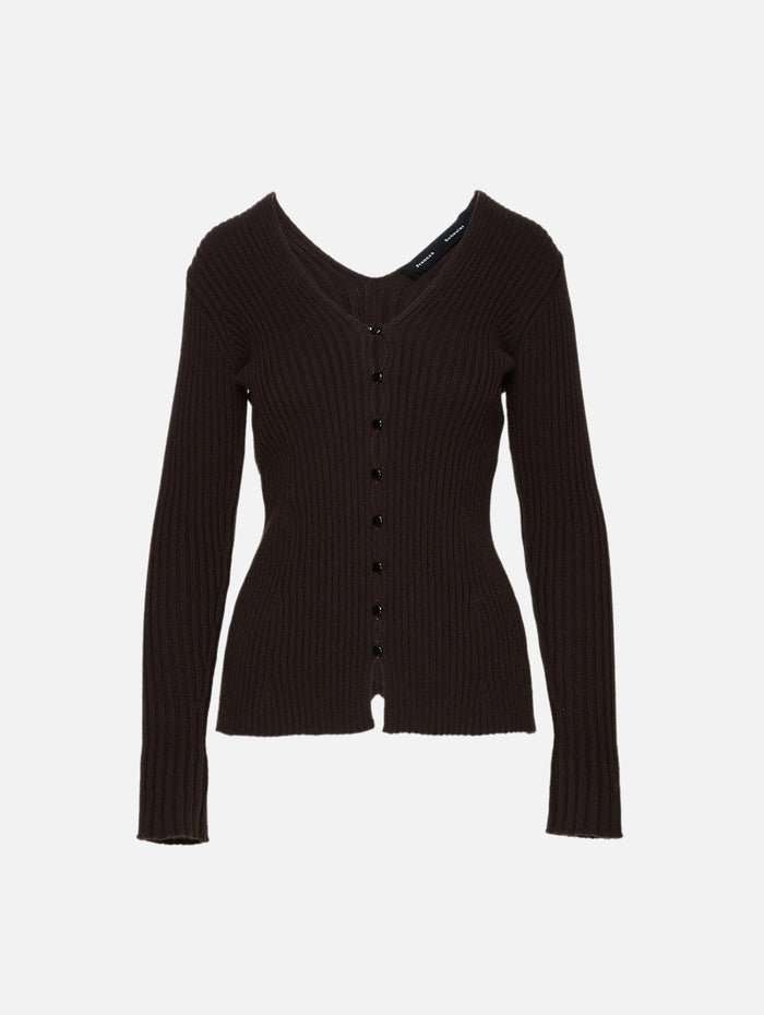 Valeria Top,PROENZA SCHOULER,ESPRESSO,Image 1