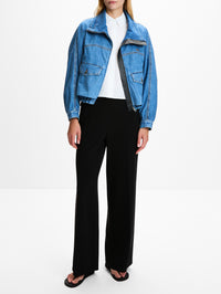 Denim Jacket,LOEWE,LIGHT BLUE,Image 2