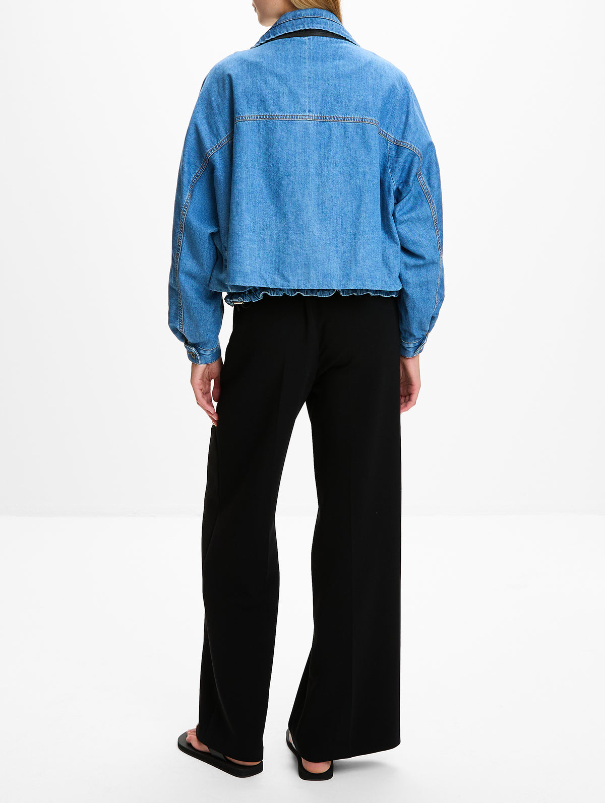 Denim Jacket,LOEWE,LIGHT BLUE,Image 3