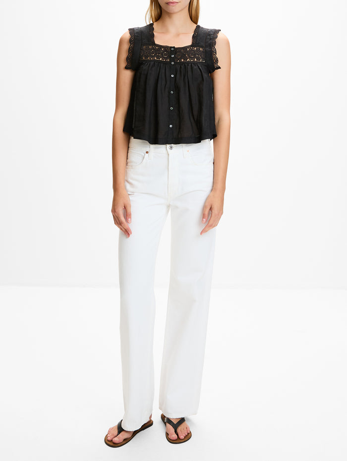 Mia Top,CITIZENS OF HUMANITY,BLACK,Image 1
