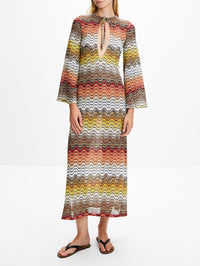 Long Cover Up,MISSONI MARE,MULTI COLOR,Image 2