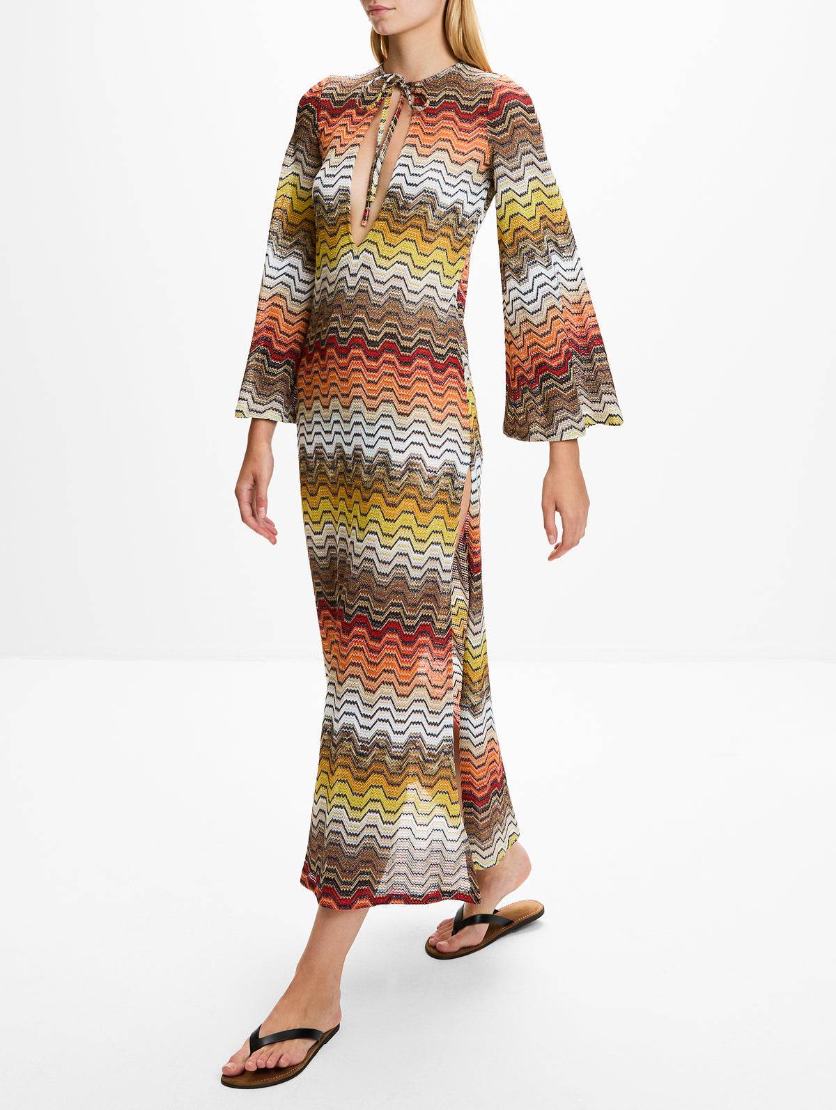 Long Cover Up,MISSONI MARE,MULTI COLOR,Image 3
