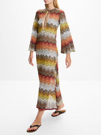 Long Cover Up,MISSONI MARE,MULTI COLOR,Image 3