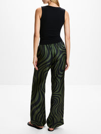 Arvenn Pant,NANUSHKA,MIDNIGHT GREEN,Image 4