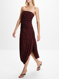 Nayara Dress,PROENZA SCHOULER,ESPRESSO,Image 3