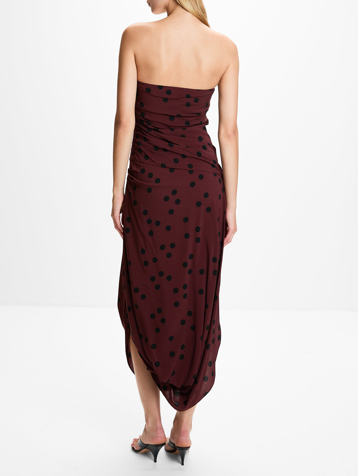 Nayara Dress,PROENZA SCHOULER,ESPRESSO,Image 4