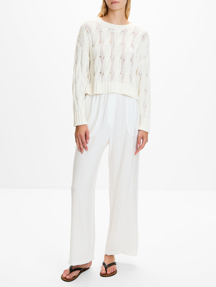 Utility Pull On Pant,SABLYN,WHITE,Image 1