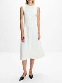 Crew Neck Dress,TWP,BONE,Image 2
